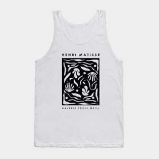 Henri Matisse Black Leaves Exhibition Design, Men Women Gift Tank Top